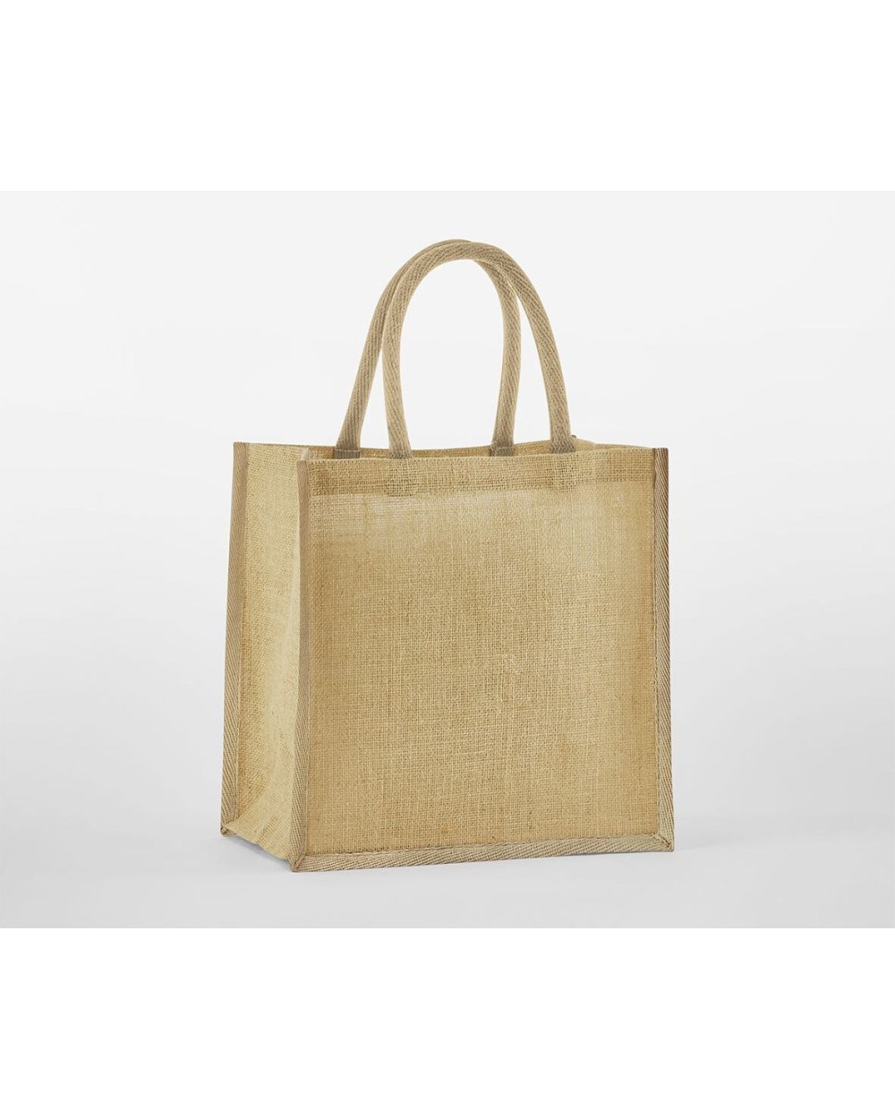 Tassen & Zakken WESTFORDMILL NATURAL STARCHED JUTE MINI GIFT BAG voor bedrukking &amp; borduring