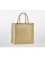 Tassen & Zakken WESTFORDMILL NATURAL STARCHED JUTE MINI GIFT BAG voor bedrukking &amp; borduring
