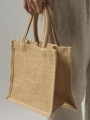 Sacs & Bagagerie à personnaliser WESTFORDMILL NATURAL STARCHED JUTE MINI GIFT BAG 