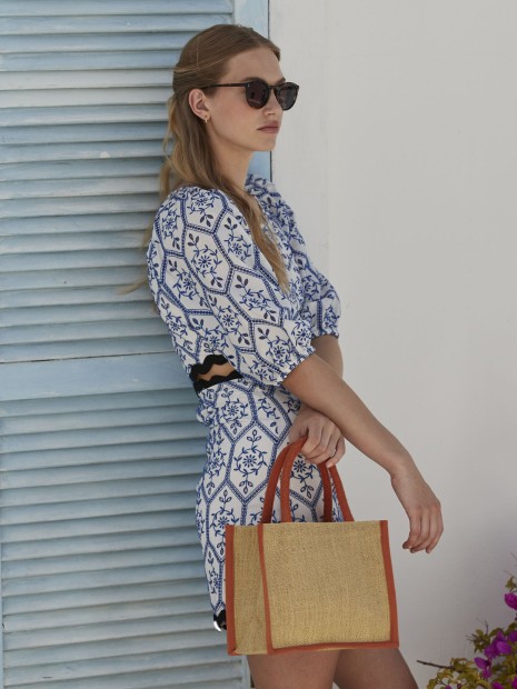 Sacs & Bagagerie à personnaliser WESTFORDMILL NATURAL STARCHED JUTE MINI GIFT BAG 