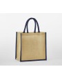 WESTFORDMILL NATURAL STARCHED JUTE MINI GIFT BAG Taschen personalisierbar