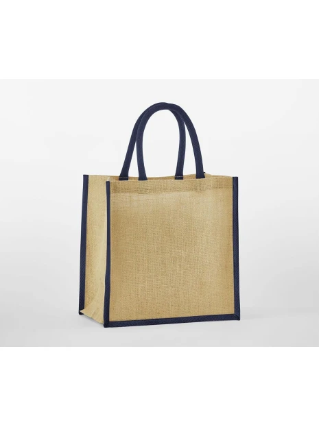 WESTFORDMILL NATURAL STARCHED JUTE MINI GIFT BAG /api/colors/64659c94-82a9-4642-87a9-943b29b87258 personnalisable