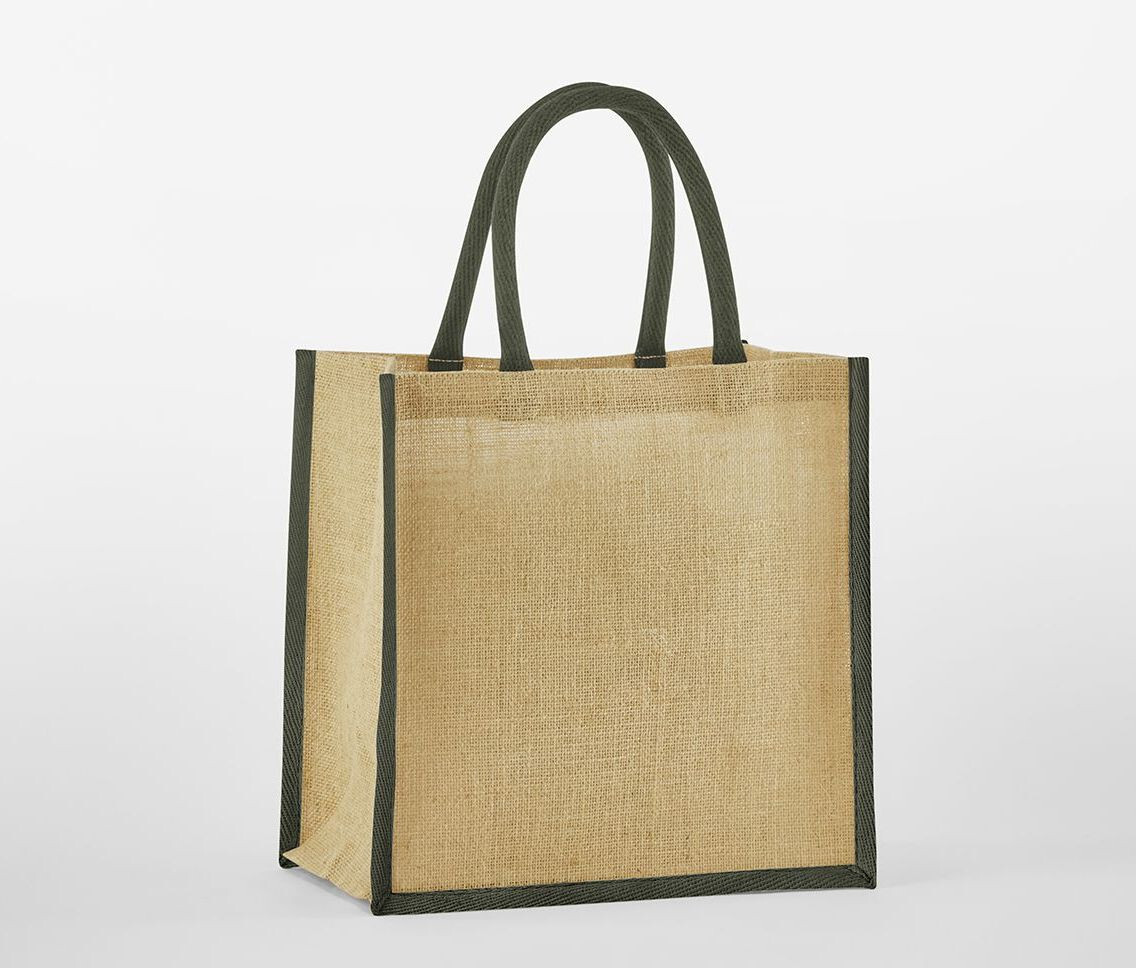 Sacs & Bagagerie personnalisable WESTFORDMILL NATURAL STARCHED JUTE MINI GIFT BAG