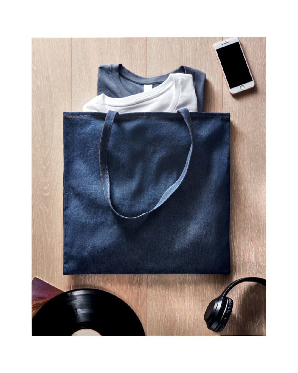 Sacs & Bagagerie personnalisable 4DO Sac shopping en denim recyclé