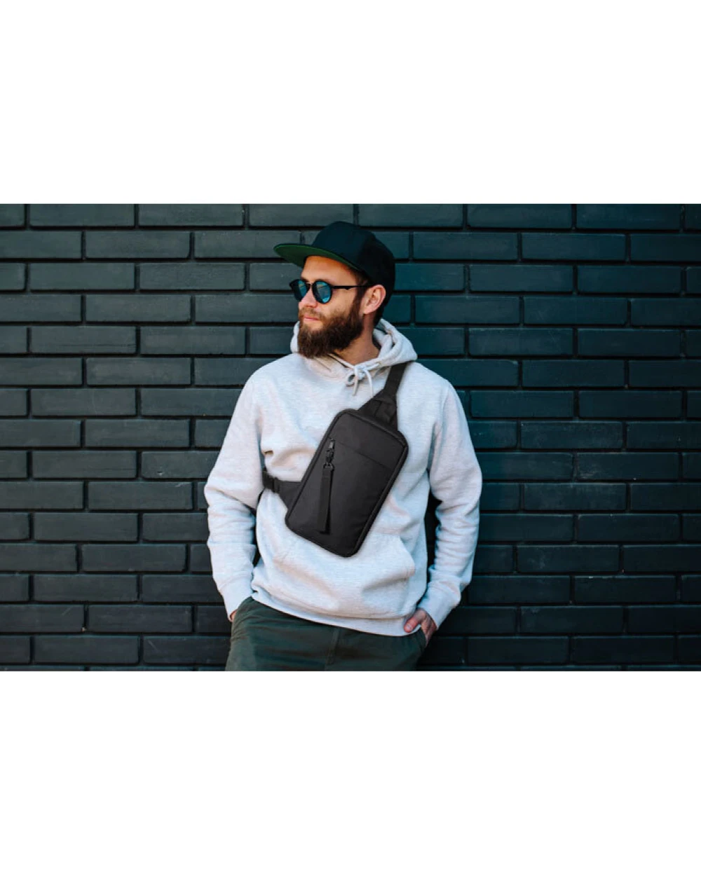 4DO Crossbody-Tasche 600D RPET Taschen personalisierbar