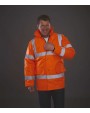 YOKO Hi-Vis Classic Motorway Jacket Jacken personalisierbar