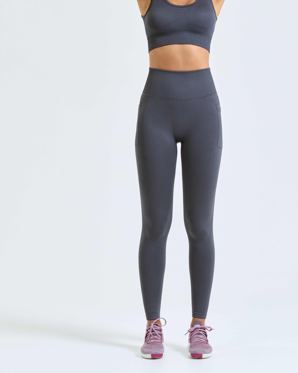 Broeken TRIDRI Women's TriDri® ribbed seamless '3D fit' multi-sport leggings voor bedrukking &amp; borduring