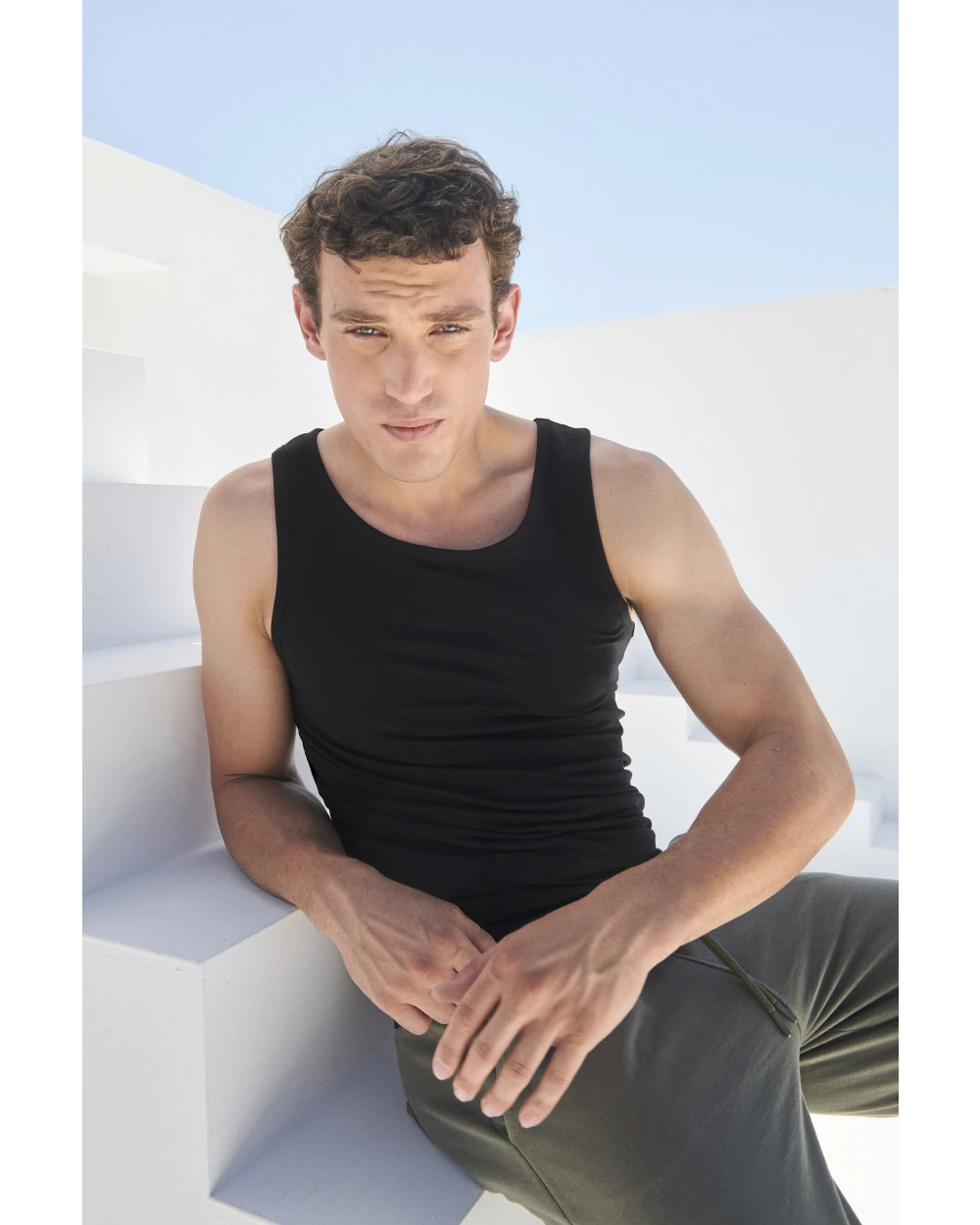 T-Shirts personnalisable SKINNIFIT Mens Feel Good Stretch Vest