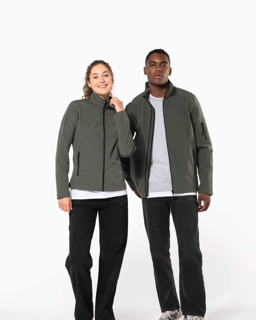 KARIBAN Herren Softshell-Jacke Softshells personalisierbar