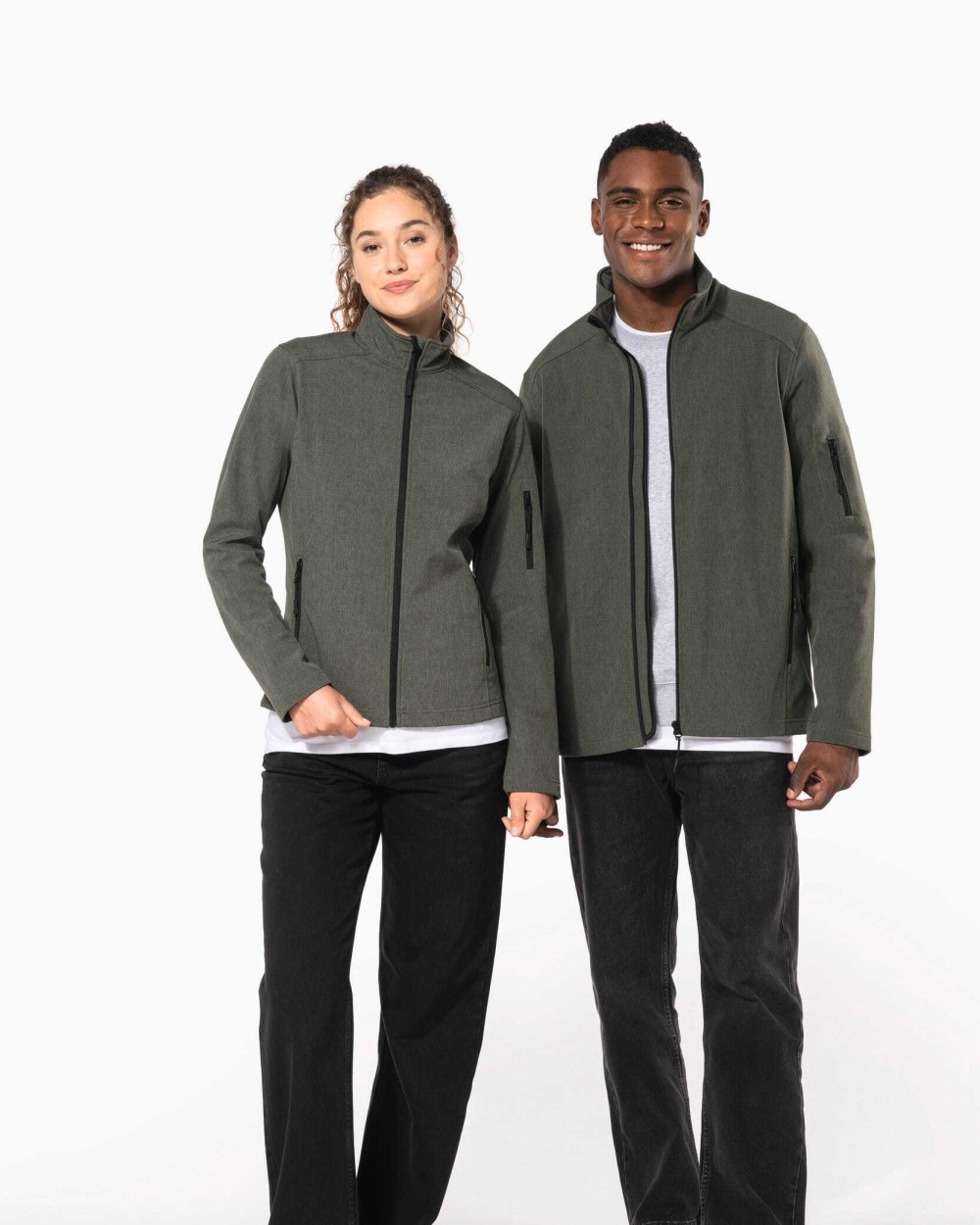 KARIBAN Herren Softshell-Jacke Softshells personalisierbar