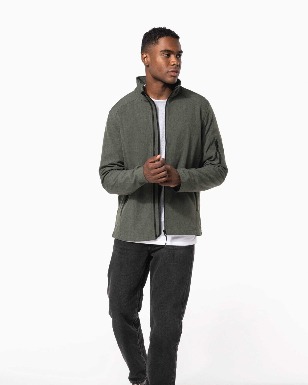 KARIBAN Herren Softshell-Jacke Softshells personalisierbar