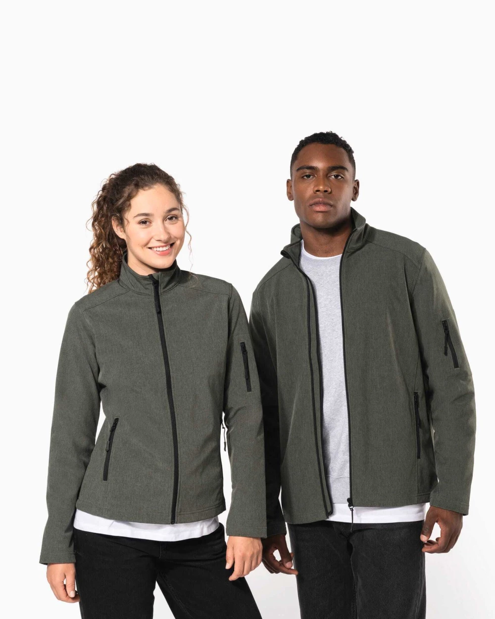 KARIBAN Herren Softshell-Jacke Softshells personalisierbar