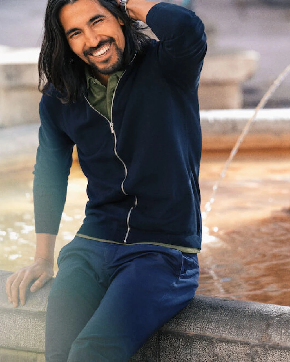Sweat-shirts personnalisable JAMES-HARVEST Ashland Cardigan Hommes