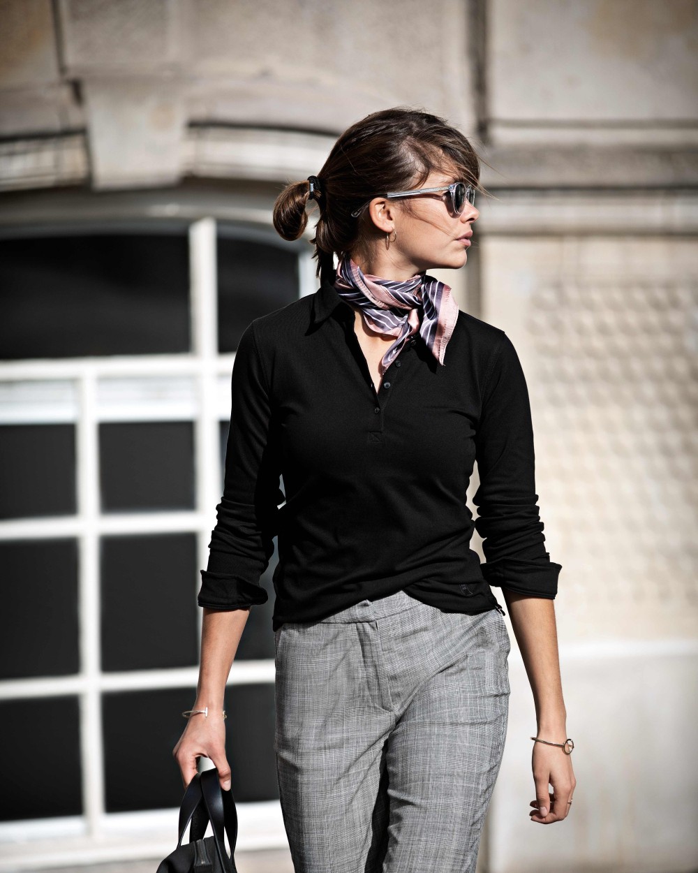 Polo's NIMBUS Women's Carlington deluxe long sleeve polo voor bedrukking &amp; borduring