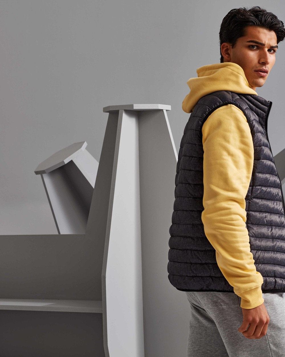 Jassen 2786 Melange padded gilet voor bedrukking &amp; borduring