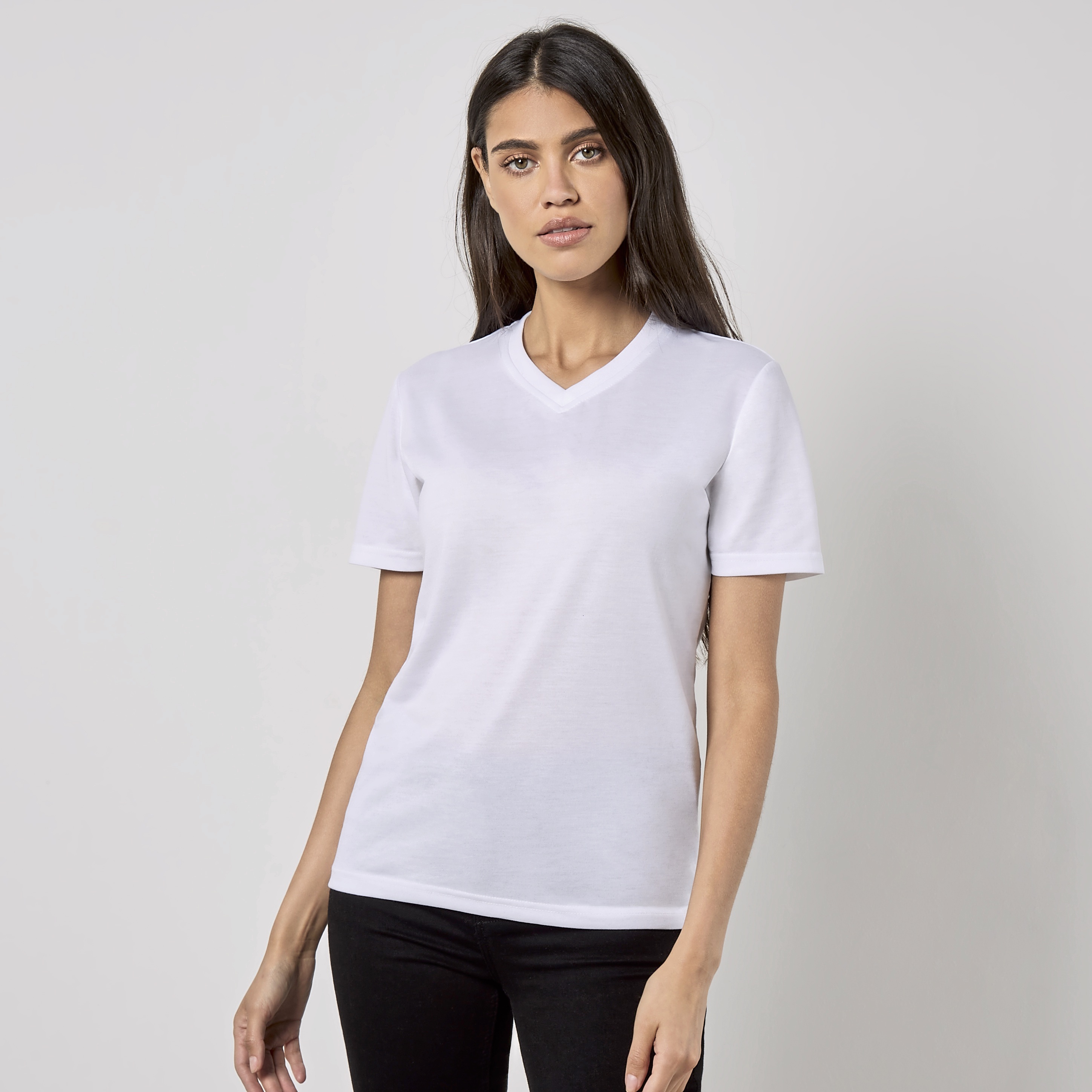 T-shirts XPRES Ladies Subli Plus V-Neck voor bedrukking &amp; borduring
