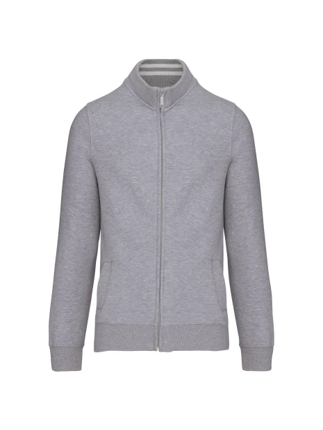 KARIBAN Veste molleton zippée homme /api/colors/a37ac46b-201c-43db-9085-8f3a99c04b1c personnalisable