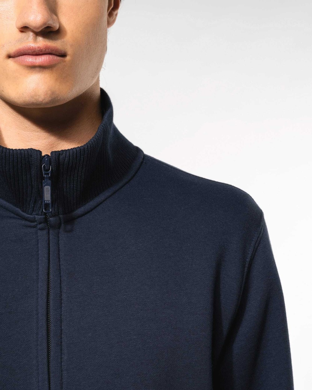 Sweaters & hoodies KARIBAN Herensweater met rits voor bedrukking &amp; borduring