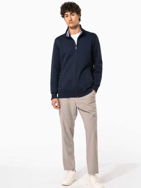 Sweat-shirts à personnaliser KARIBAN Veste molleton zippée homme 