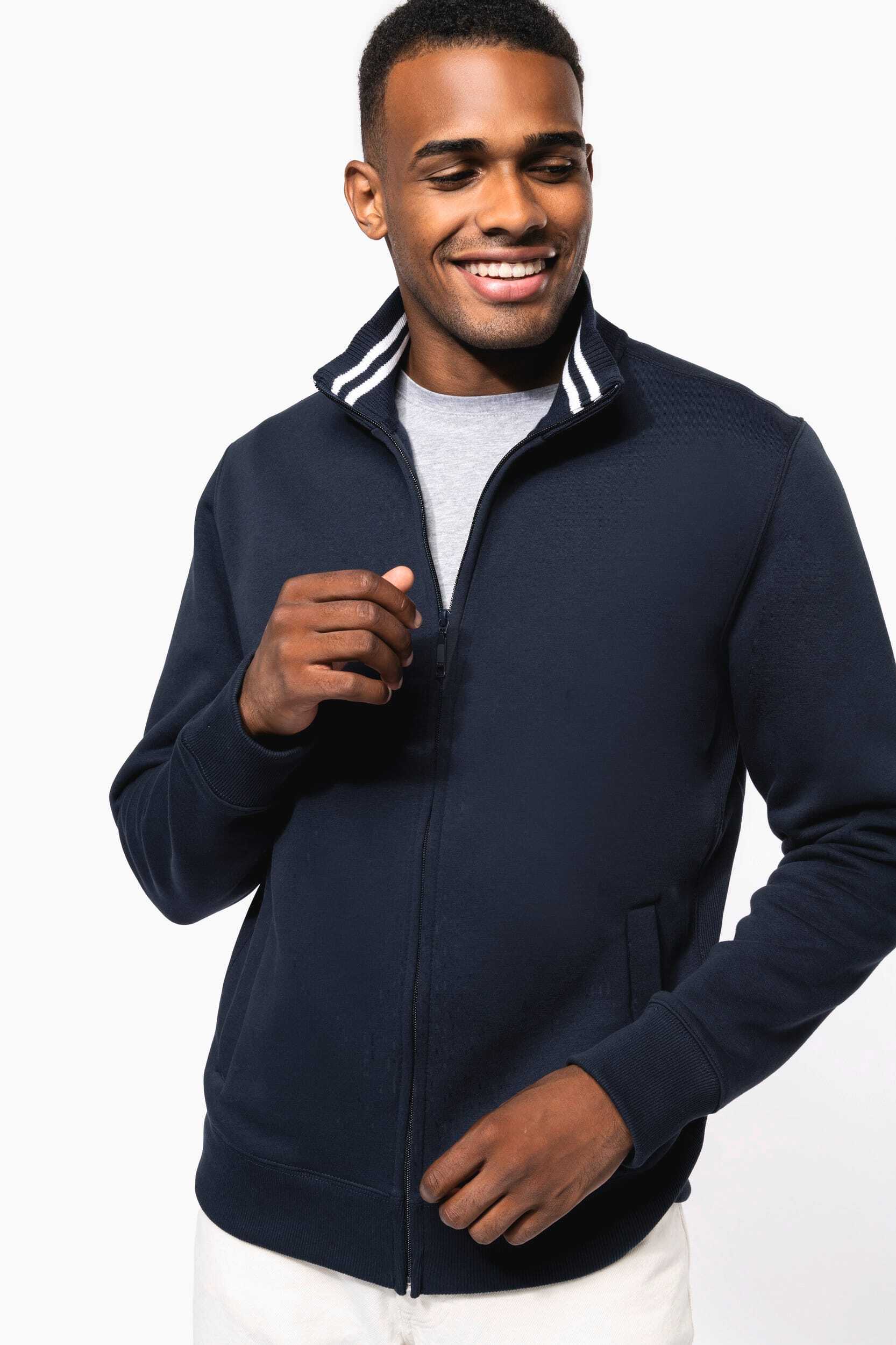 Sweat-shirts personnalisable KARIBAN Veste molleton zippée homme