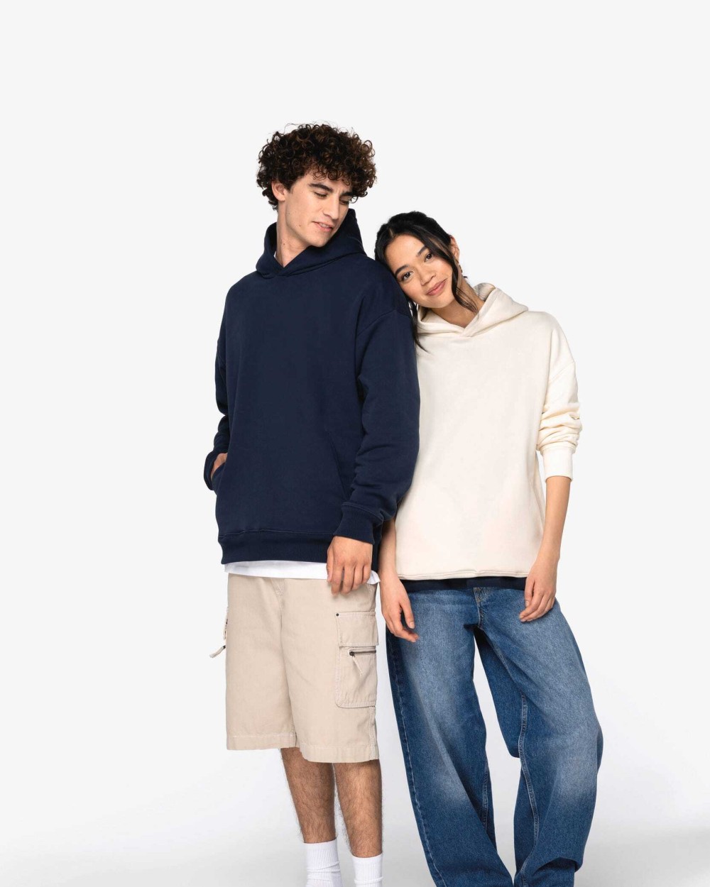 Sweaters & hoodies NATIVE SPIRIT Ecologische uniseks oversized sweater met capuchon voor bedrukking &amp; borduring