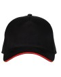 Petjes BLACK & MATCH 5 PANEL CAP voor bedrukking &amp; borduring
