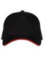 Petjes BLACK & MATCH 5 PANEL CAP voor bedrukking &amp; borduring