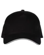 Casquettes personnalisable BLACK & MATCH CASQUETTE 5 PANS