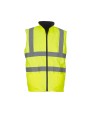 Vestes personnalisable YOKO Bodywarmer réversible haute visibilité