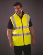 Jassen YOKO Omkeerbare fleece veiligheidsbodywarmer voor bedrukking &amp; borduring