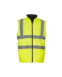 Vestes personnalisable YOKO Bodywarmer réversible haute visibilité