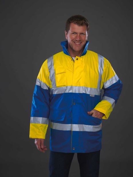 Vestes à personnaliser YOKO Veste contrastante haute visibilité 