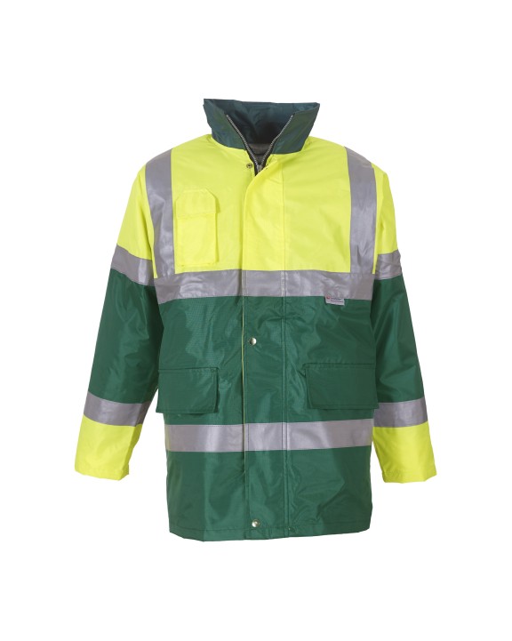 YOKO Kontrastfarbene Warn-Jacke Jacken personalisierbar