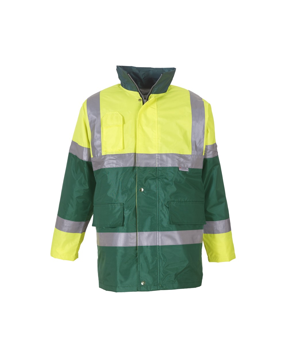 YOKO Kontrastfarbene Warn-Jacke Jacken personalisierbar