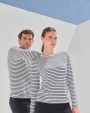 T-Shirts personnalisable SKINNIFIT T-shirt rayé manches longues