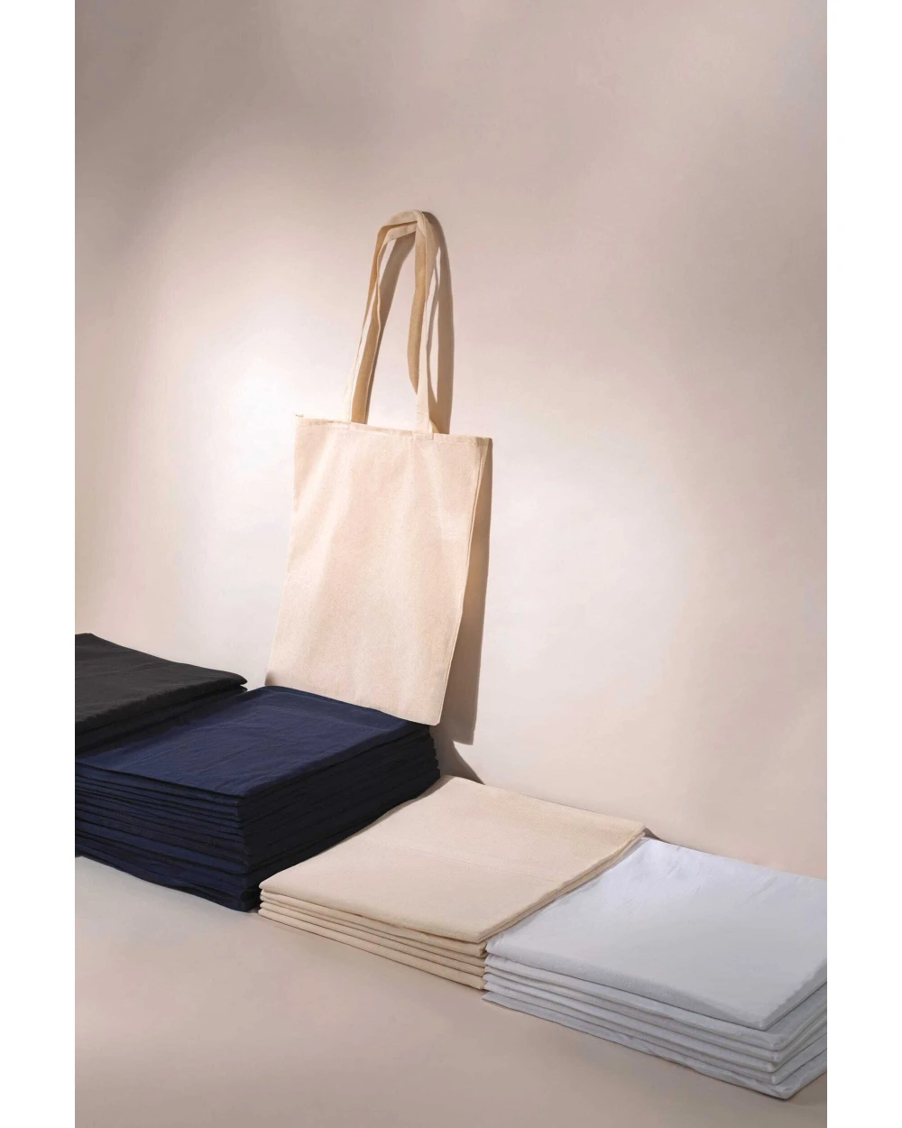 Tassen & Zakken KIMOOD Shopper met lange hengsels voor bedrukking &amp; borduring