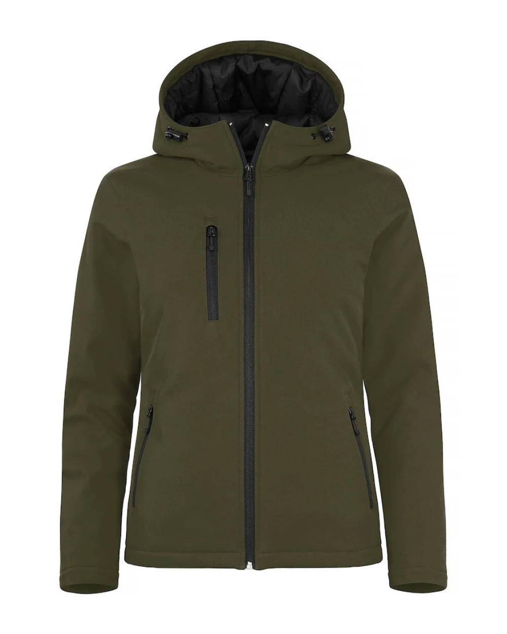 Softshells CLIQUE Padded Hoody Softshell Women voor bedrukking &amp; borduring