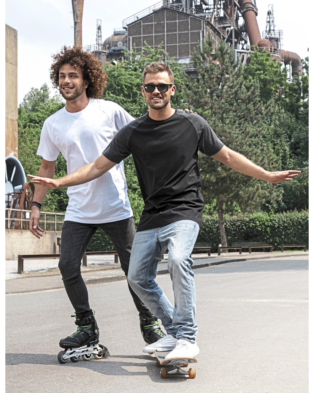 T-shirts MINERS MATE my mate - Men´s Long Tee voor bedrukking &amp; borduring