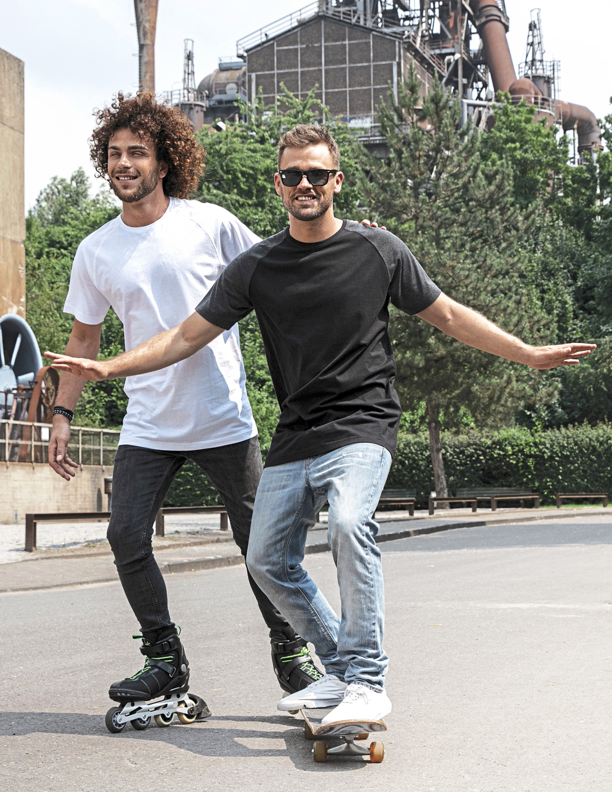 T-shirts MINERS MATE my mate - Men´s Long Tee voor bedrukking &amp; borduring