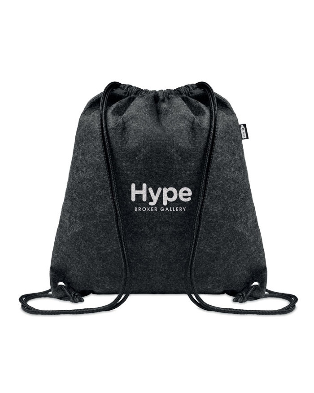 4DO Beutel mit Kordelzug RPET-Filz Taschen personalisierbar