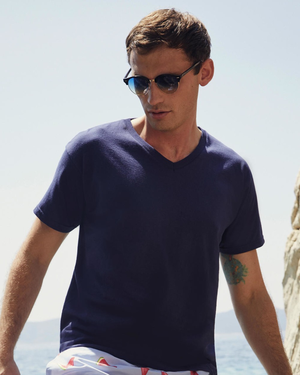 T-Shirts personnalisable FOL T-shirt col V Original-T