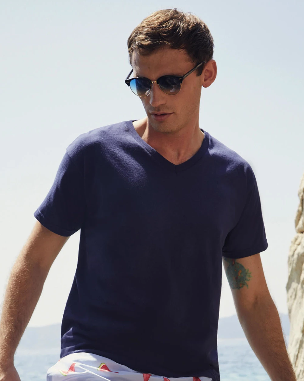 FOL Original-T V-neck T-shirt T-Shirts personalisierbar