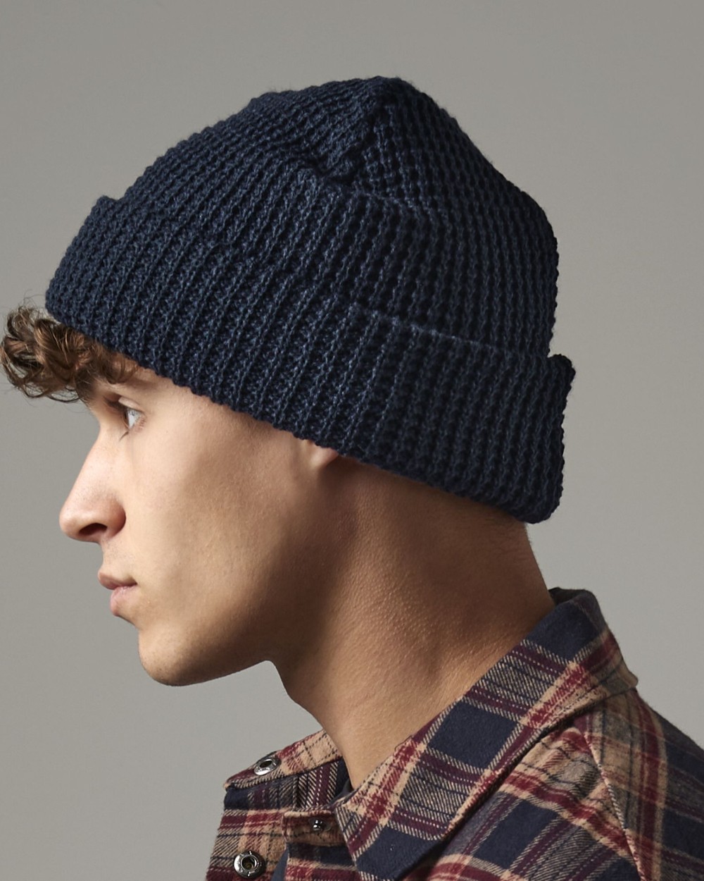 BEECHFIELD CLASSIC WAFFLE KNIT BEANIE Mützen personalisierbar