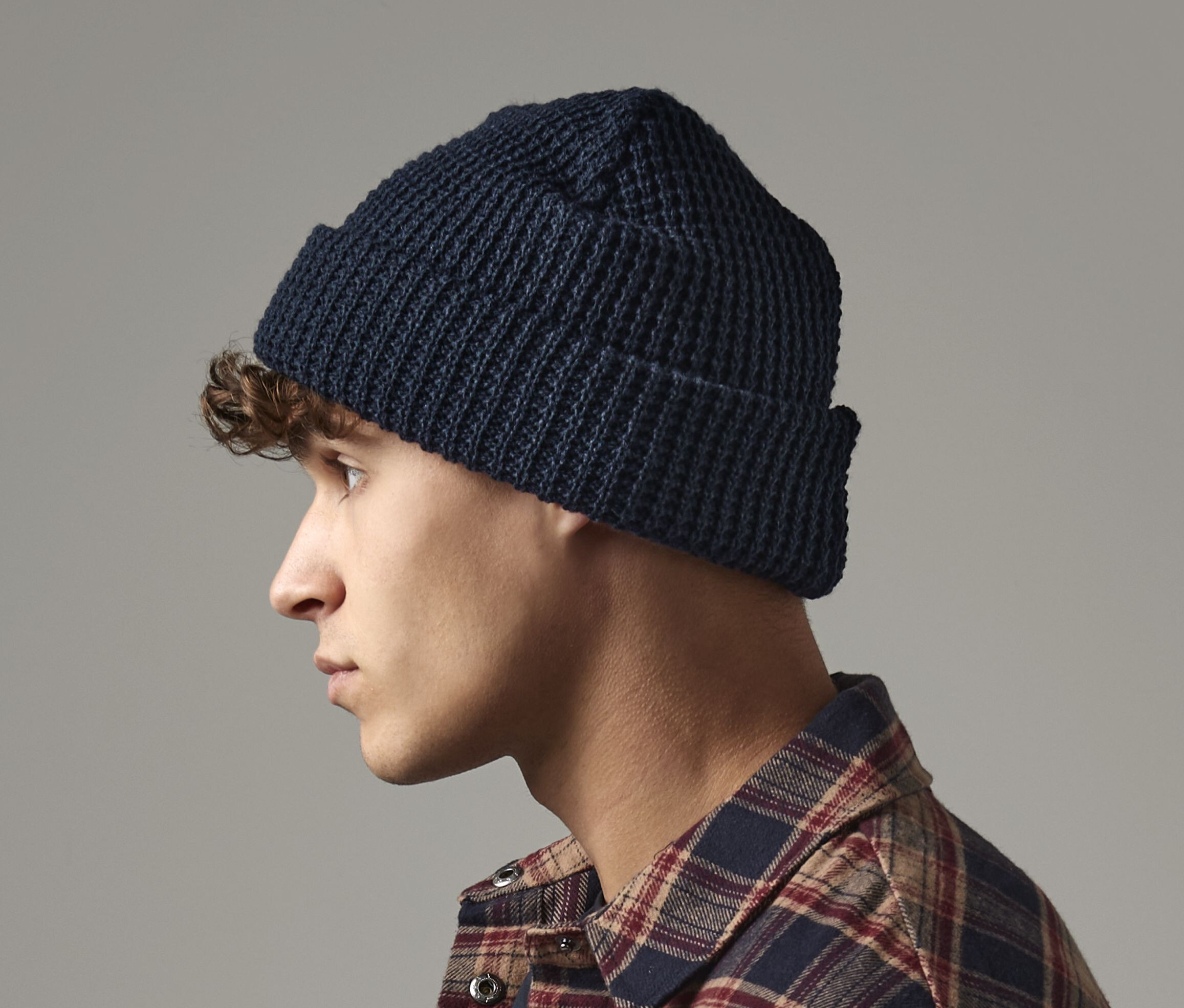 Bonnets personnalisable BEECHFIELD CLASSIC WAFFLE KNIT BEANIE
