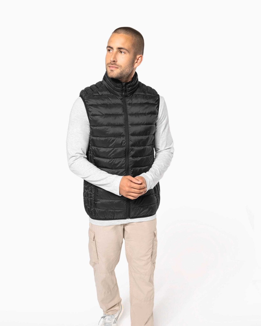 Jassen KARIBAN Men’s lightweight sleeveless down jacket voor bedrukking &amp; borduring