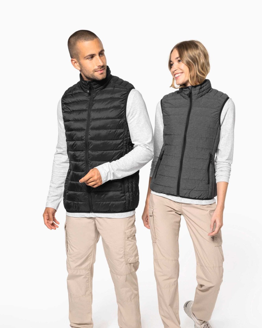 Jassen KARIBAN Men’s lightweight sleeveless down jacket voor bedrukking &amp; borduring