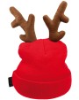 Mutsen L-MERCH Reindeer Knitted Hat voor bedrukking &amp; borduring