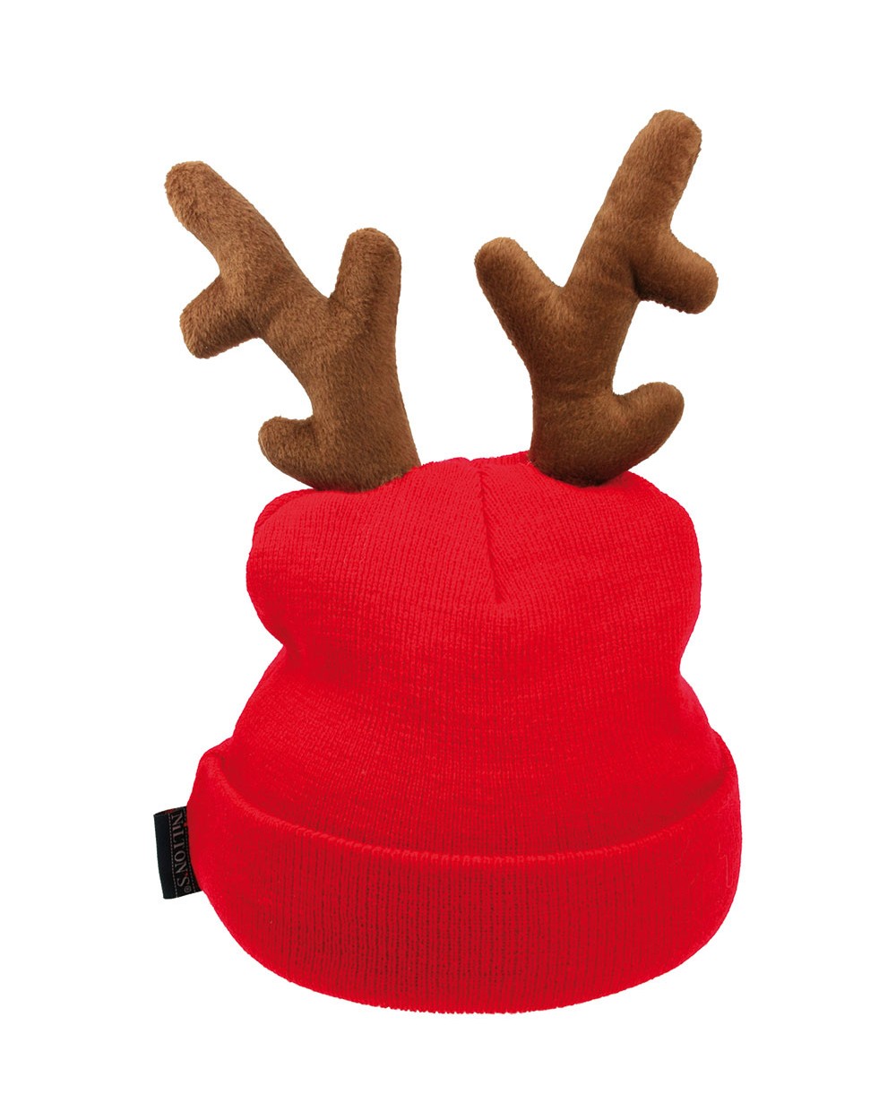 Mutsen L-MERCH Reindeer Knitted Hat voor bedrukking &amp; borduring