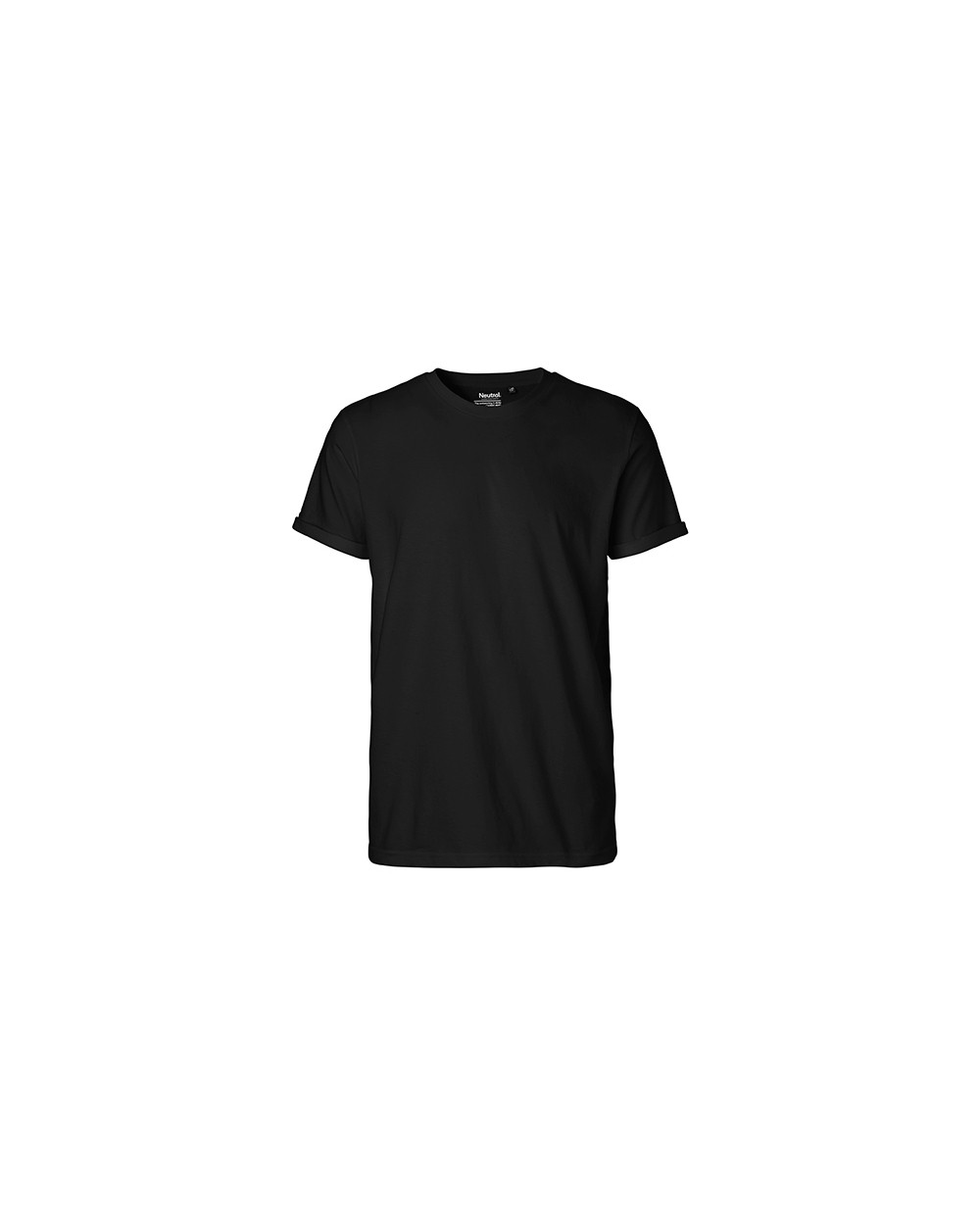 NEUTRAL Mens Roll Up Sleeve T-Shirt T-Shirts personalisierbar
