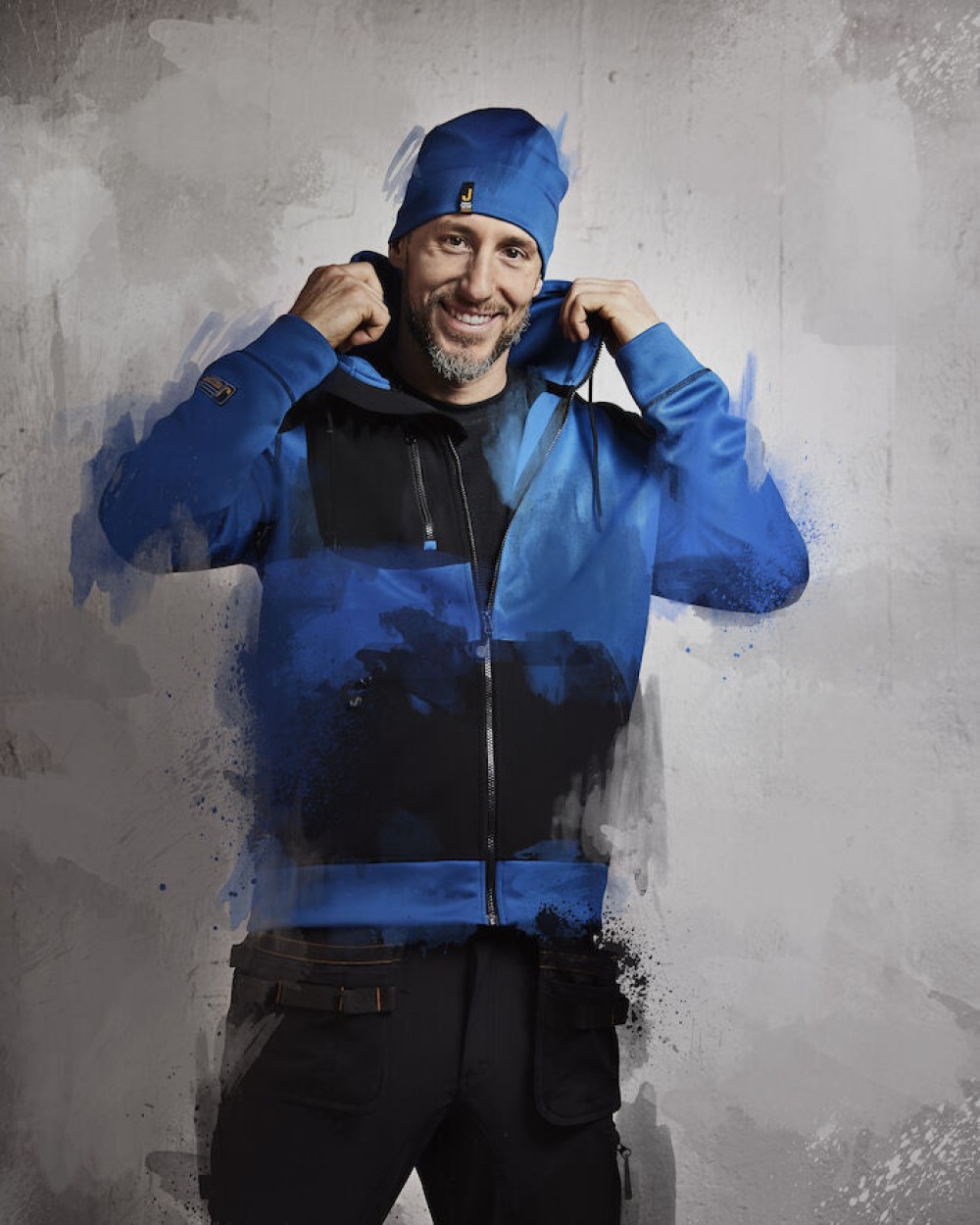 Mutsen JOBMAN 9042 Beanie Spun Dye voor bedrukking &amp; borduring